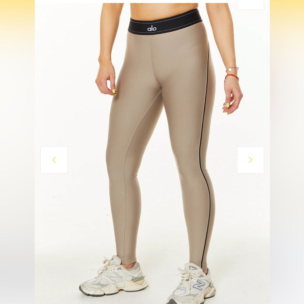 Alo Yoga High-Waist Suit Up Leggings - Gravel